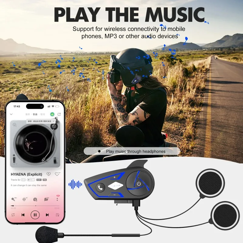 ชุดหูฟังติดหมวกกันน็อค S3 ระยะ - Intercom Headset Helmet บทวิจารณ์และราคา