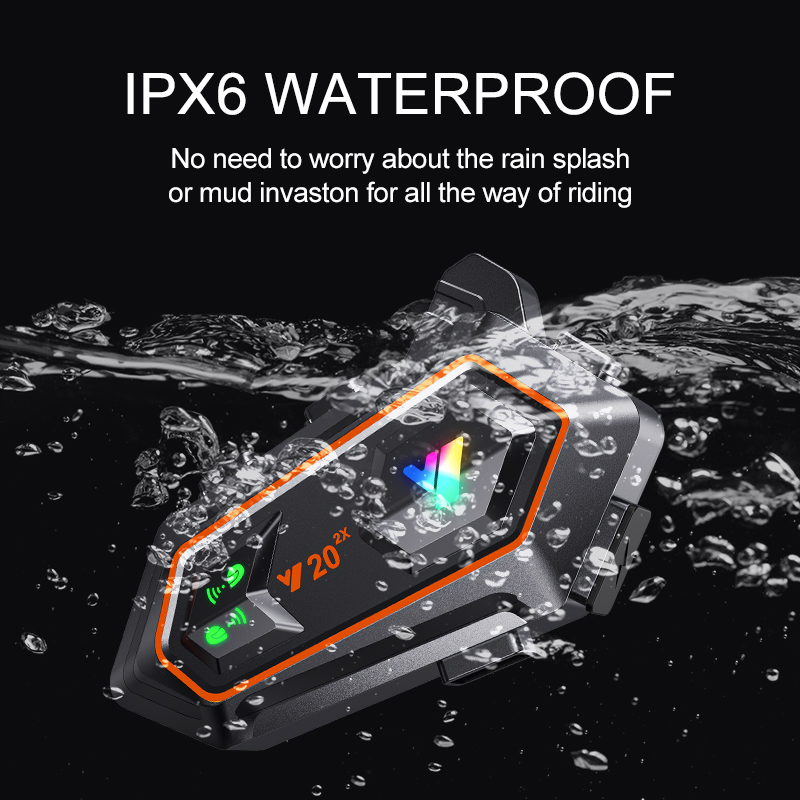Y20 2X ชุดหูฟังอินเตอร์คอมสำหร - Intercom Headset Helmet บทวิจารณ์และราคา