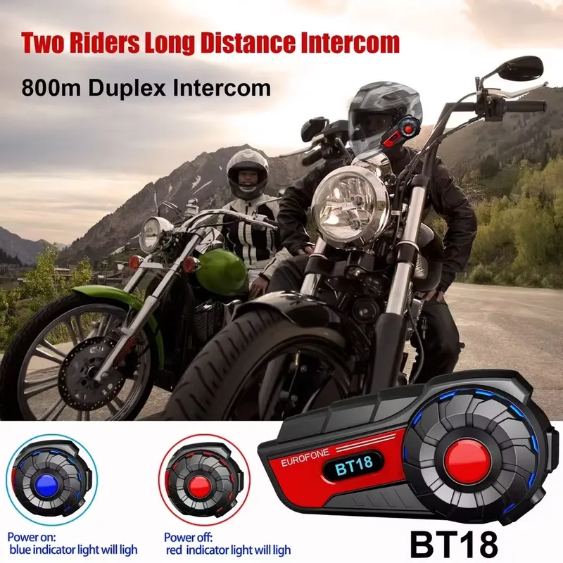 BT18 อินเตอร์คอมสำหรับหมวกกันน - Intercom Headset Helmet บทวิจารณ์และราคา