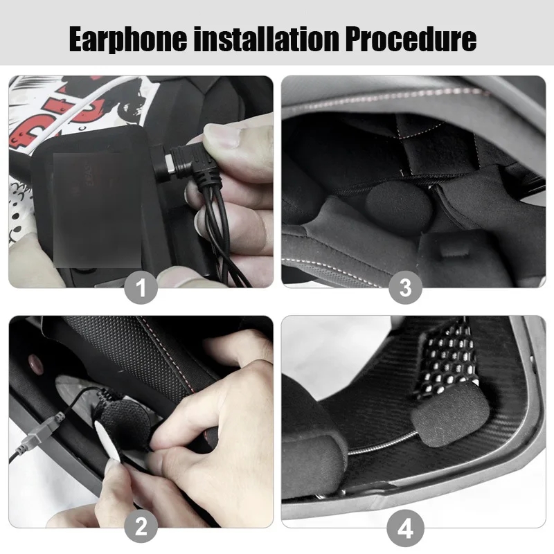 Ejeas V4บวก TYPE-C ไมโครโฟนหูฟ - Intercom Headset Helmet บทวิจารณ์และราคา