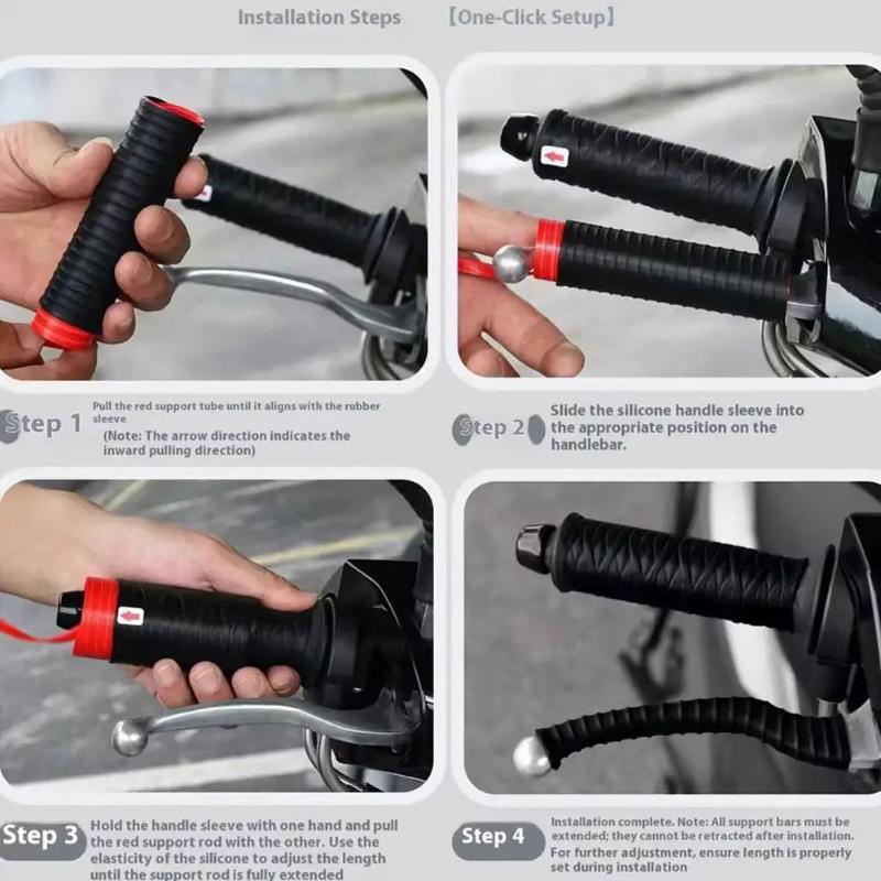 ปลอกแฮนด์มอเตอร์ไซค์ซิลิโคนกัน - Motorcycle Gear Sleeve บทวิจารณ์และราคา