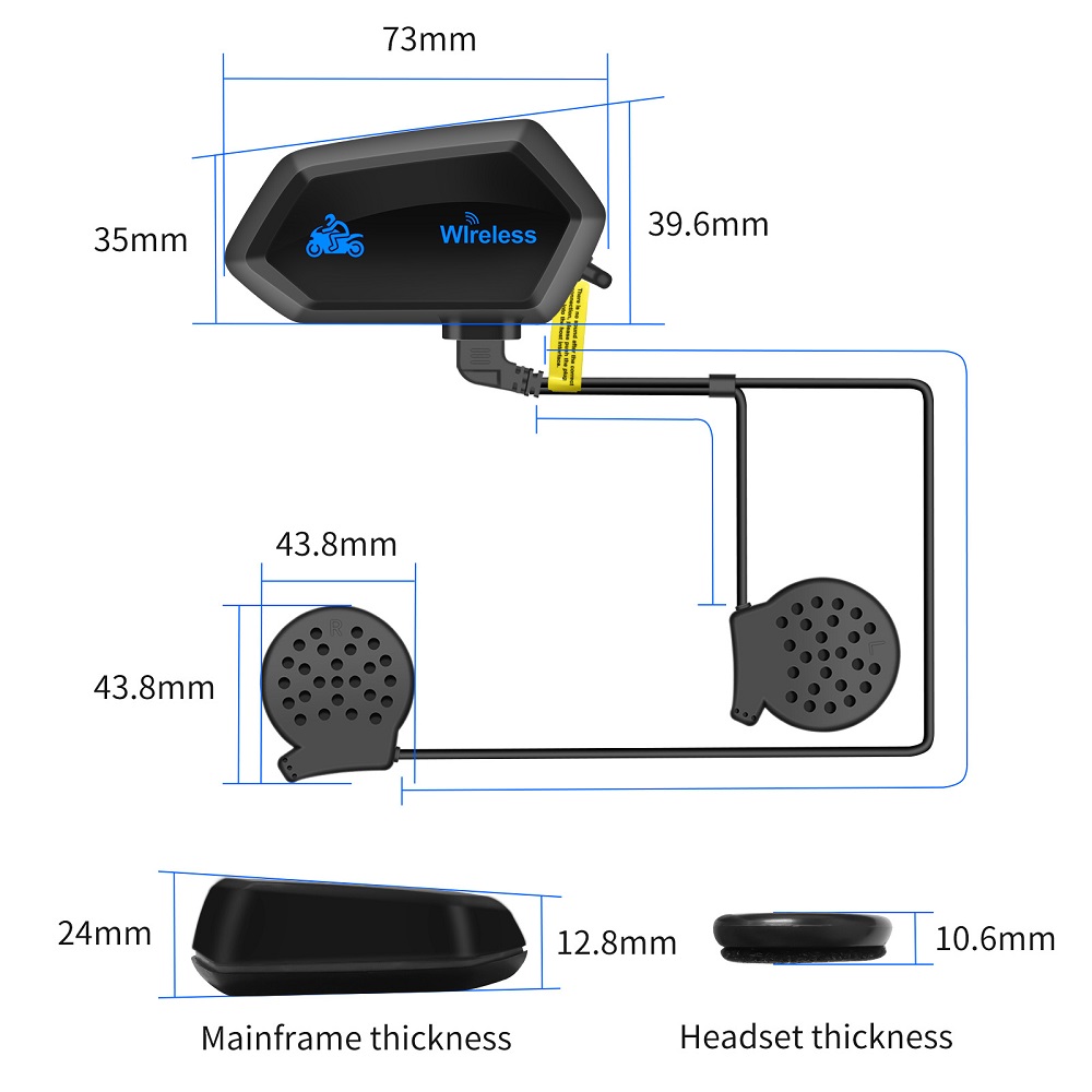 ชุดหูฟังหมวกกันน็อคอินเตอร์คอม - Intercom Headset Helmet บทวิจารณ์และราคา