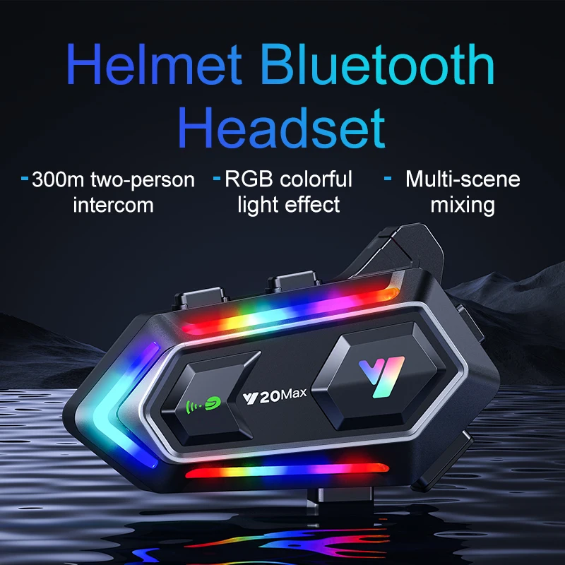 Y20 MAX ชุดหูฟังบลูทูธสำหรับหม - Intercom Headset Helmet บทวิจารณ์และราคา