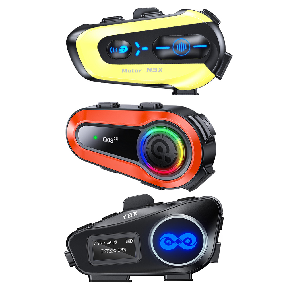 ชุดหูฟังบลูทูธพร้อมไมโครโฟนอิน - Intercom Headset Helmet บทวิจารณ์และราคา